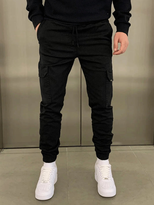 Iván - Pantalones cargo elásticos