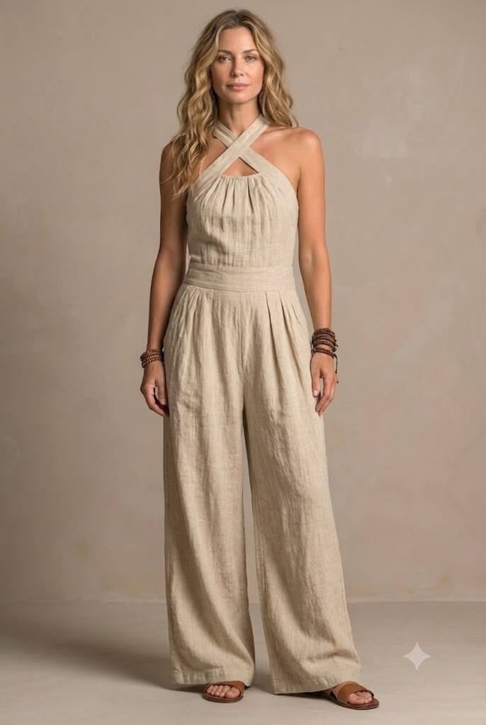 Ariana | Mono Elegante Escote Cruzado - Vesperi