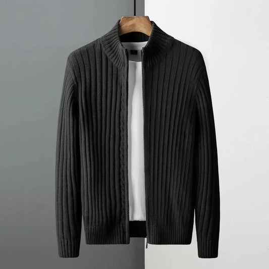 Antonio™ | Cárdigan clásico de punto con cremallera para hombre