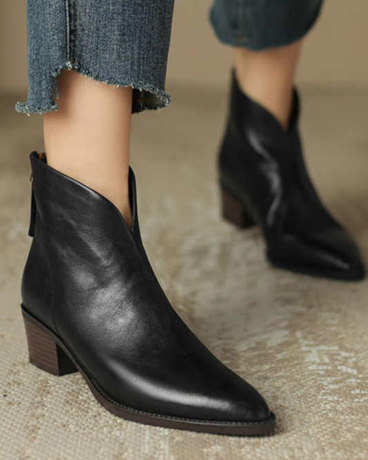 CAMILA™ | BOTINES DE LUJO CON TACÓN BAJO