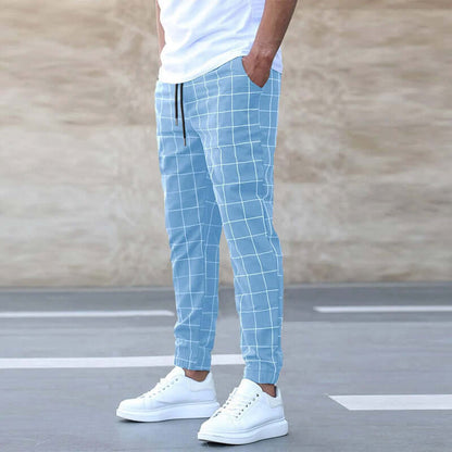Jorge - Pantalón de cuadros ajustado