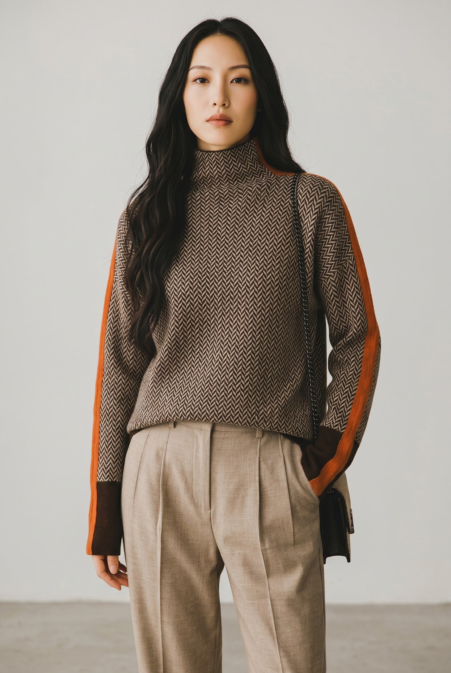 Carla™ | Jersey Cálido de Cuello Alto
