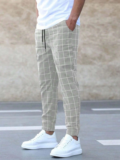 Jorge - Pantalón de cuadros ajustado