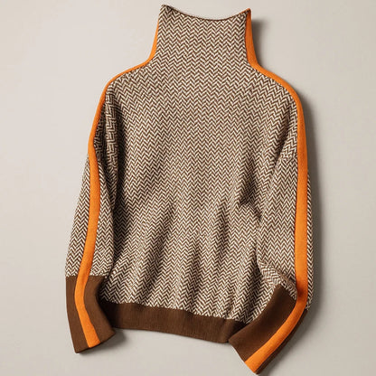 Carla™ | Jersey Cálido de Cuello Alto