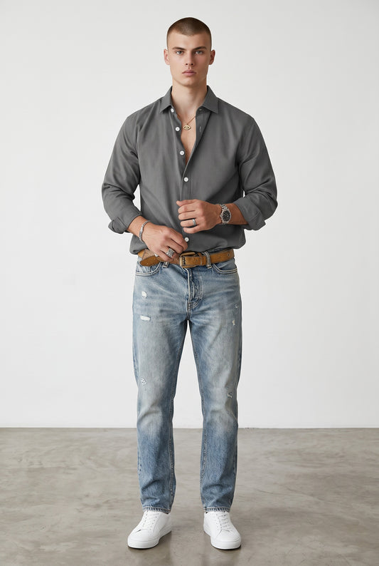 Gonzalo - Camisa lisa elegante
