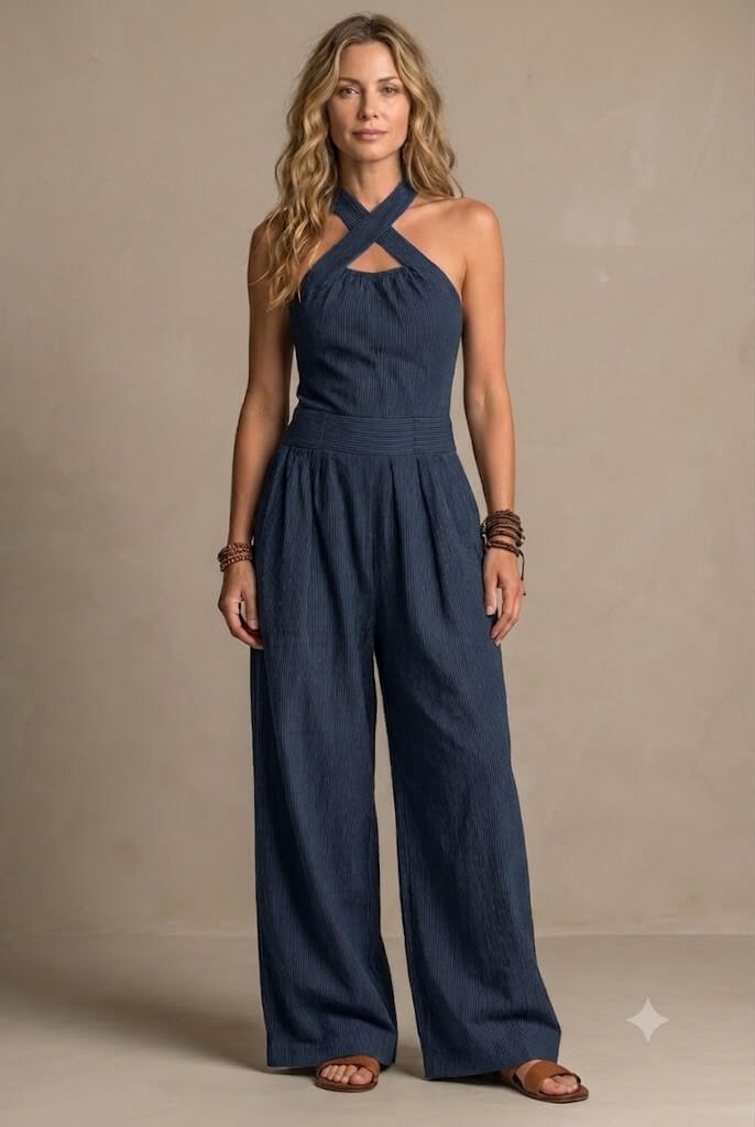 Ariana | Mono Elegante Escote Cruzado - Vesperi
