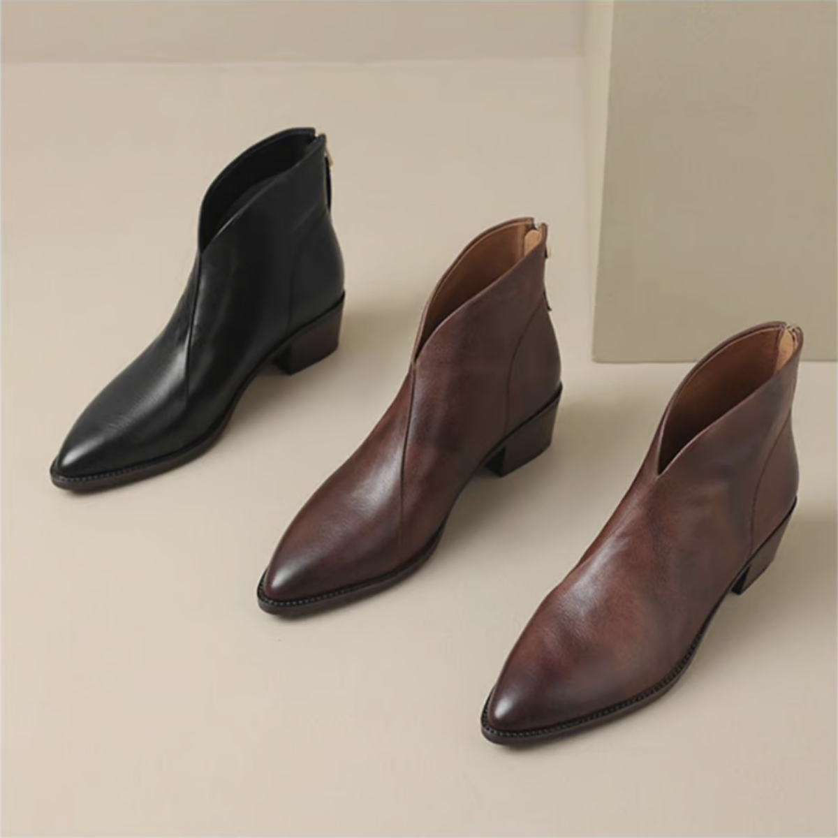 CAMILA™ | BOTINES DE LUJO CON TACÓN BAJO