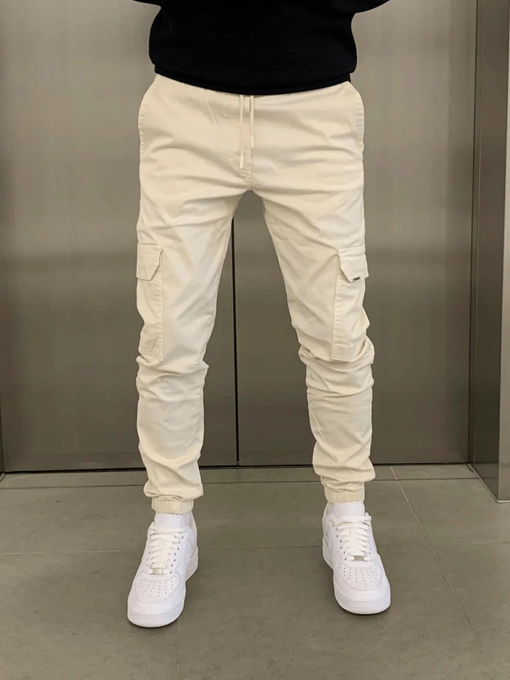 Iván - Pantalones cargo elásticos