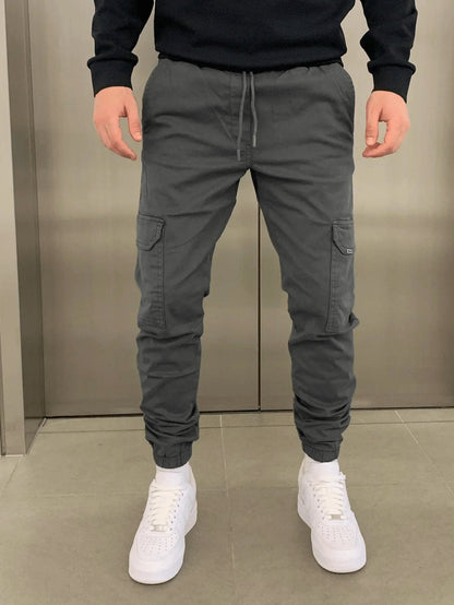 Iván - Pantalones cargo elásticos