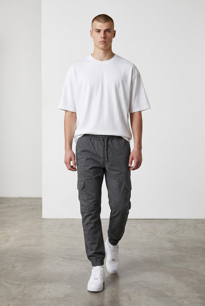 Iván - Pantalones cargo elásticos