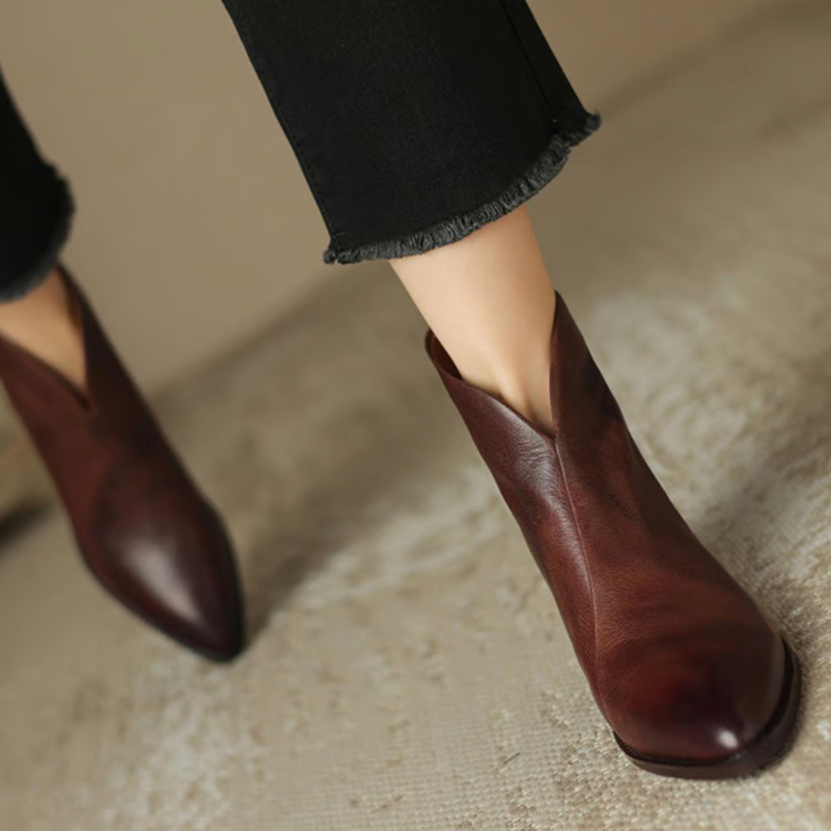 CAMILA™ | BOTINES DE LUJO CON TACÓN BAJO