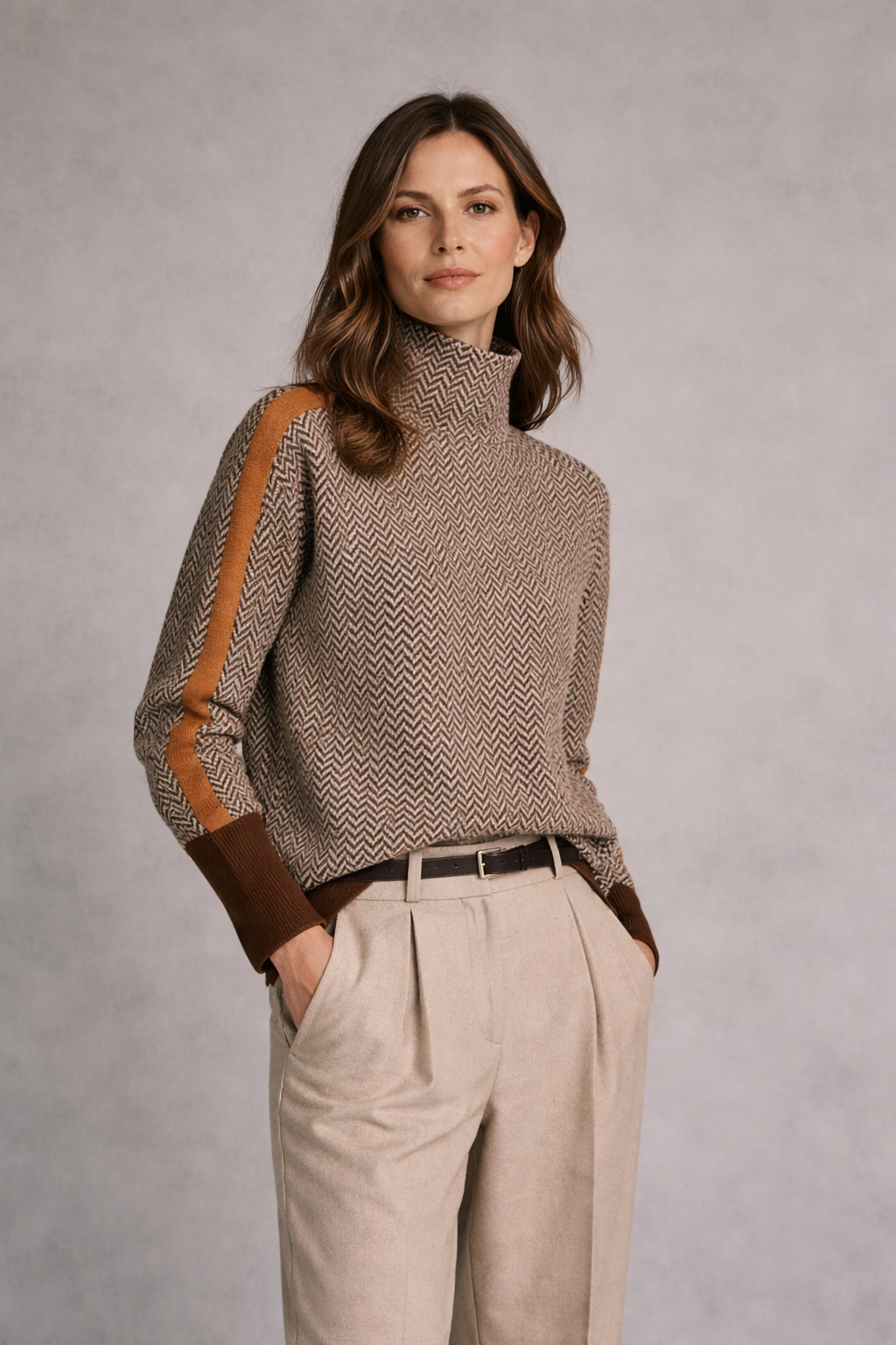Carla™ | Jersey Cálido de Cuello Alto