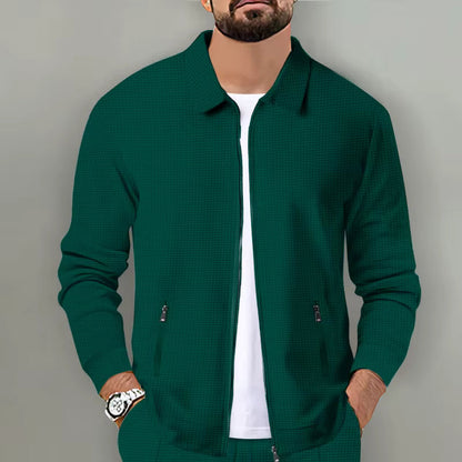 Chaqueta Cardigan de Corte Slim + Pantalón