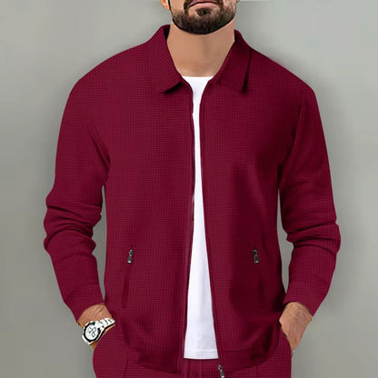 Chaqueta Cardigan de Corte Slim + Pantalón