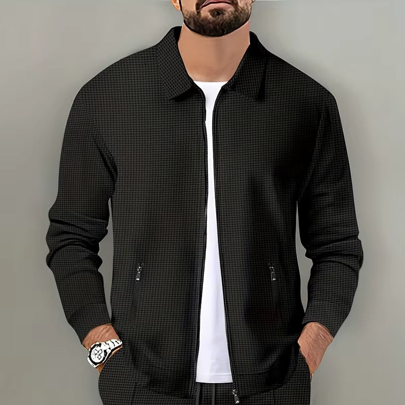 Chaqueta Cardigan de Corte Slim + Pantalón