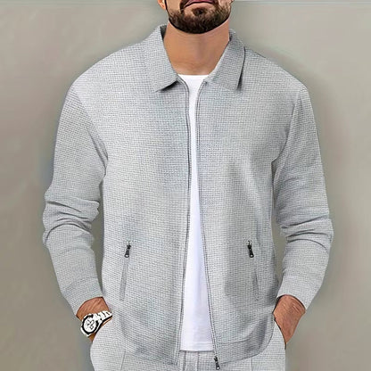 Chaqueta Cardigan de Corte Slim + Pantalón