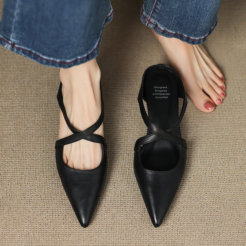 ALMA™ | ZAPATOS DE TACÓN CUERO AUTÉNTICO