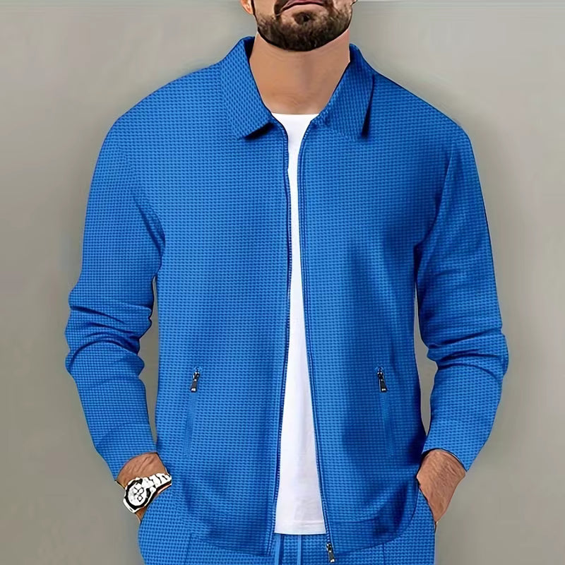 Chaqueta Cardigan de Corte Slim + Pantalón