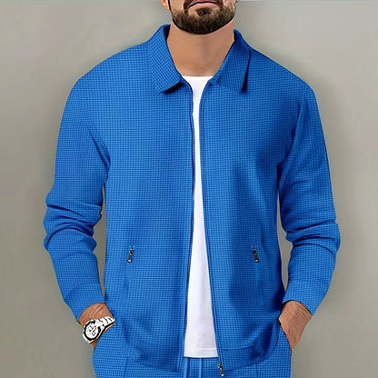 Chaqueta Cardigan de Corte Slim + Pantalón