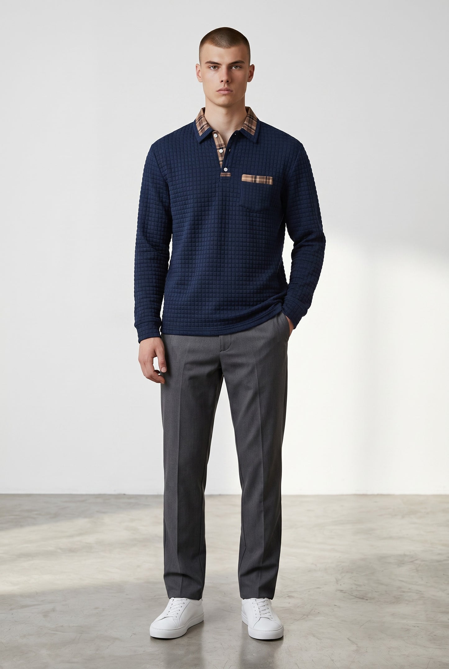 Álvaro - Polo con cuello elegante