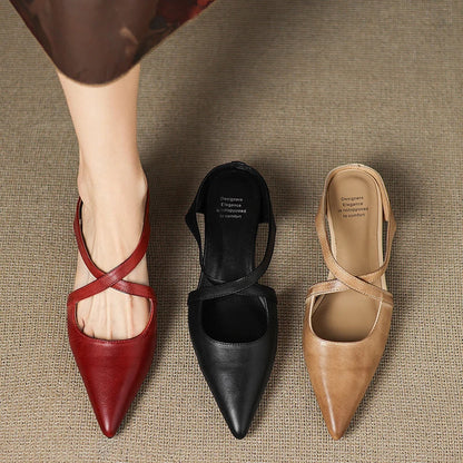 ALMA™ | ZAPATOS DE TACÓN CUERO AUTÉNTICO