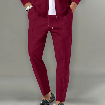 Chaqueta Cardigan de Corte Slim + Pantalón