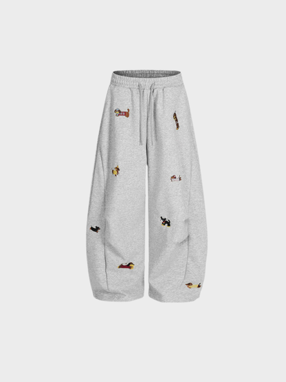 Amalia - Pantalones bordados Pup Barrel 🐾