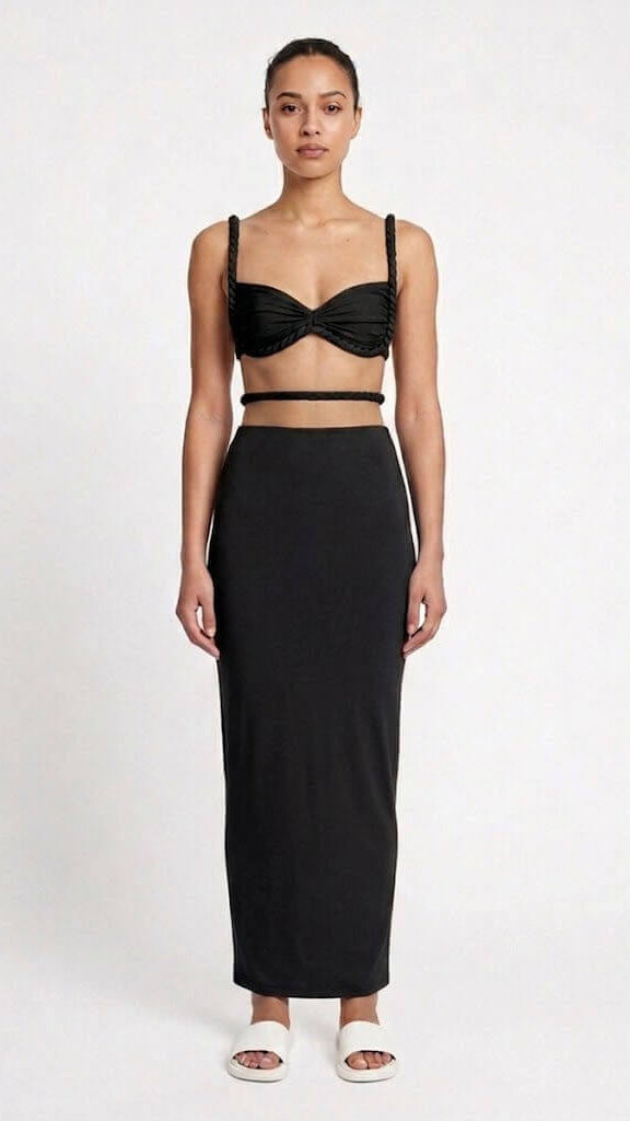 Conjunto Talia negro 2 de dos piezas Vesperi
