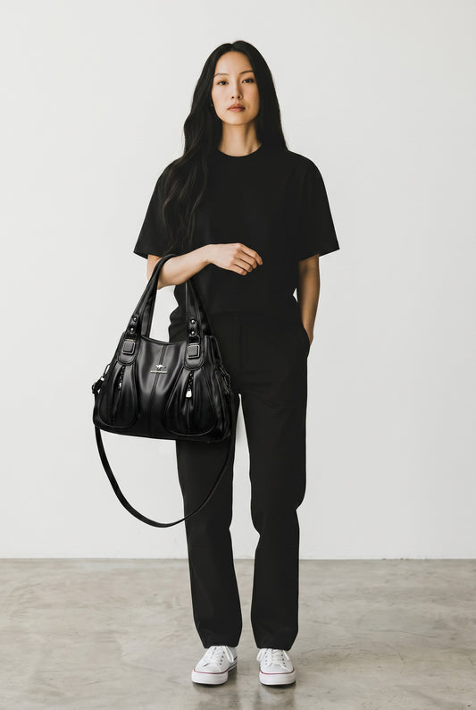 Bolso de Cuero Casual Mirelle