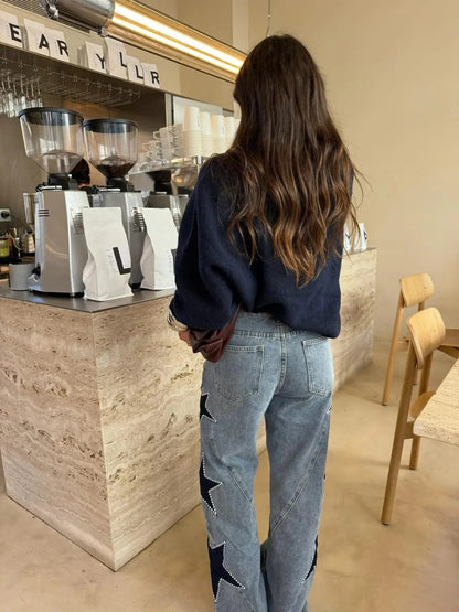 Julia - Pantalones elegantes con estrellas