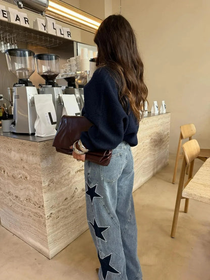 Julia - Pantalones elegantes con estrellas