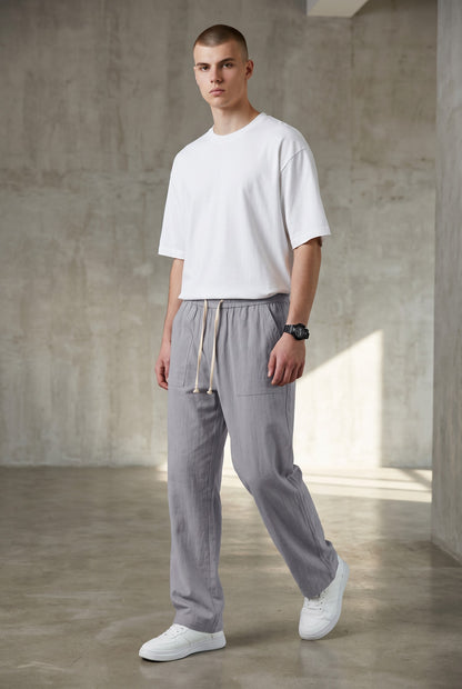 Diego - Pantalones de verano de lino informales
