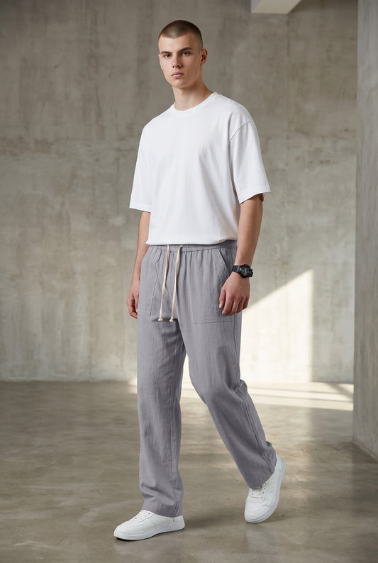 Diego - Pantalones de verano de lino informales